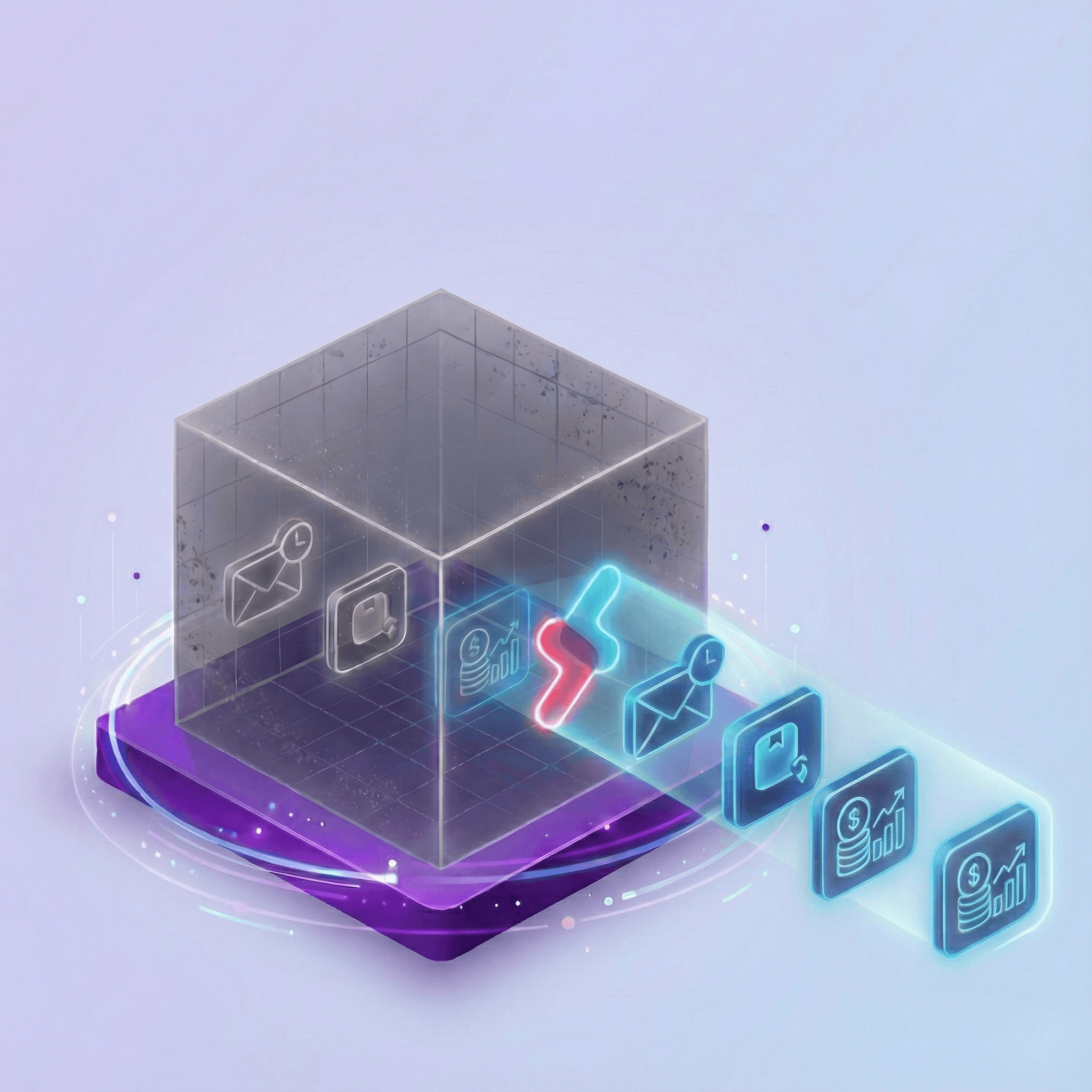 workflow illustration dark